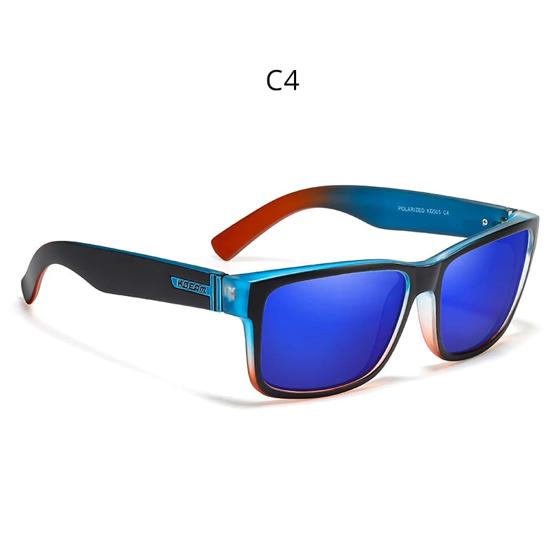 KDEAM Exclusive Sunglasses Polarized  for Men and Women Surfing Hiking Sports Sun Glasses New Translucent Blue of KD505 CE