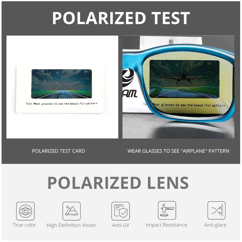 KDEAM Exclusive Sunglasses Polarized  for Men and Women Surfing Hiking Sports Sun Glasses New Translucent Blue of KD505 CE