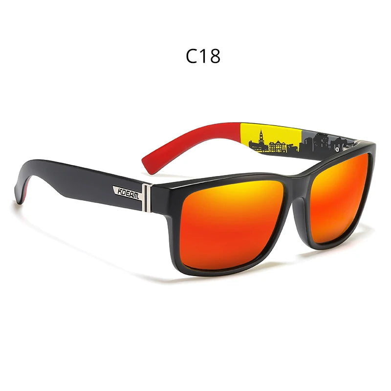 KDEAM Exclusive Sunglasses Polarized  for Men and Women Surfing Hiking Sports Sun Glasses New Translucent Blue of KD505 CE