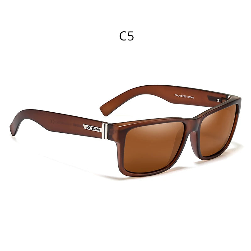 KDEAM Exclusive Sunglasses Polarized  for Men and Women Surfing Hiking Sports Sun Glasses New Translucent Blue of KD505 CE