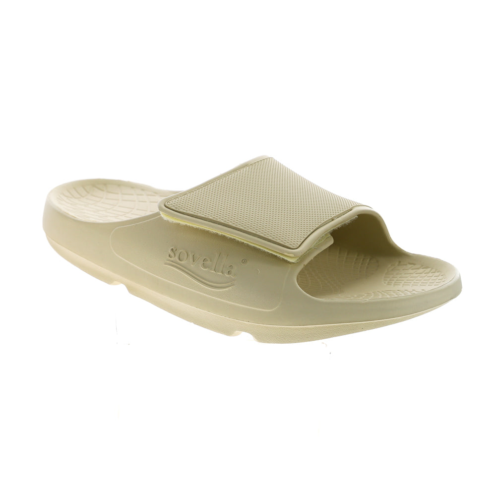 Sovella Men's PF Velcro Slide Bone - QueensalesOF
