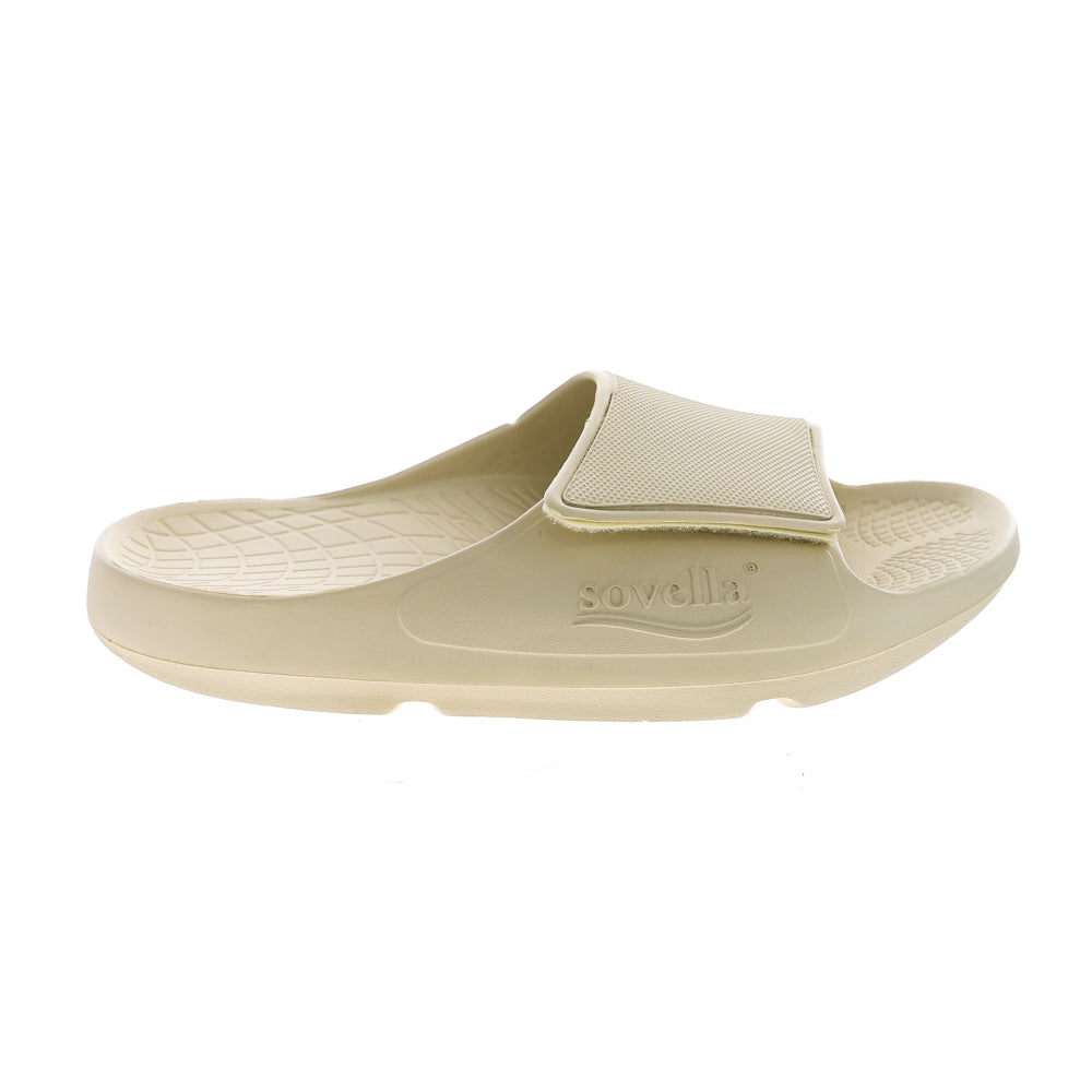 Sovella Men's PF Velcro Slide Bone - QueensalesOF