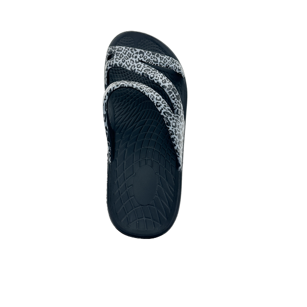 Sovella Women's PF Slide Black/Leopard - QueensalesOF