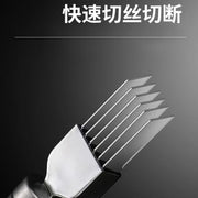 Stainless Steel Onion Cutter, Onion Knife, Shredder, Kitchen Tool, Shredding Knife, Multifunctional Kitchen Utensil with Hanging Hole, Grater - QueensalesOF