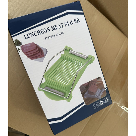 Potato Slicer Luncheon Meat Slicer Ham Slice Household Fruit Vegetable Cutter Kitchen Plastic Egg Cutter