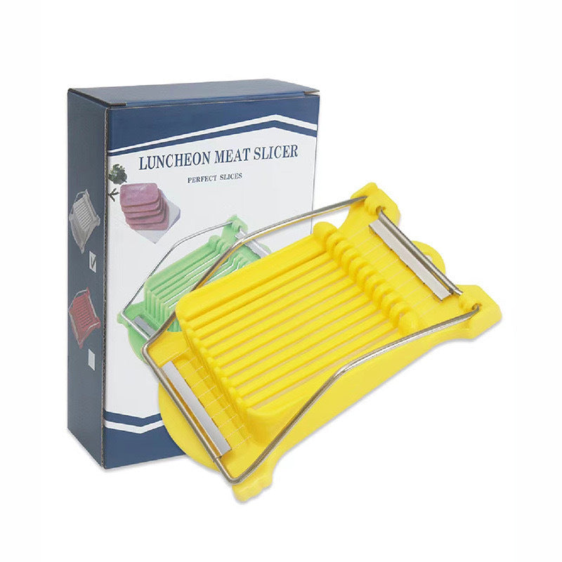 Potato Slicer Luncheon Meat Slicer Ham Slice Household Fruit Vegetable Cutter Kitchen Plastic Egg Cutter