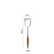 Cross-Border Kitchenware 316 Stainless Steel Spatula for Cooking Household Soup Spoon Rosewood Handle Spatula Kitchen Utensils Frying Spoon - QueensalesOF