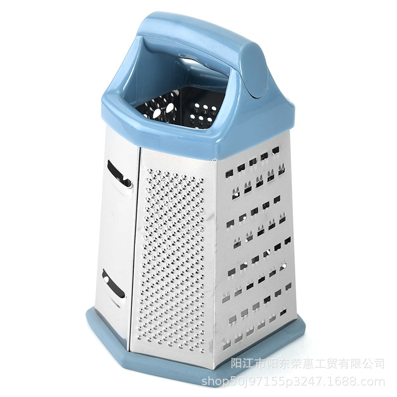 Kitchen Multifunctional Six-sided Melon Planer Household Vegetable Cutter Cheese Potato Planer