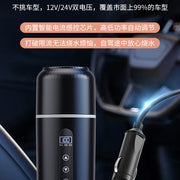 Car heating water cup 2024 new 12v24v universal usb insulation integrated size truck heating water cup - QueensalesOF