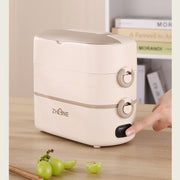 Heating lunch box can be inserted into the electric insulation electric cooking electric heating lunch box self-heating office workers office hot food artifact - QueensalesOF