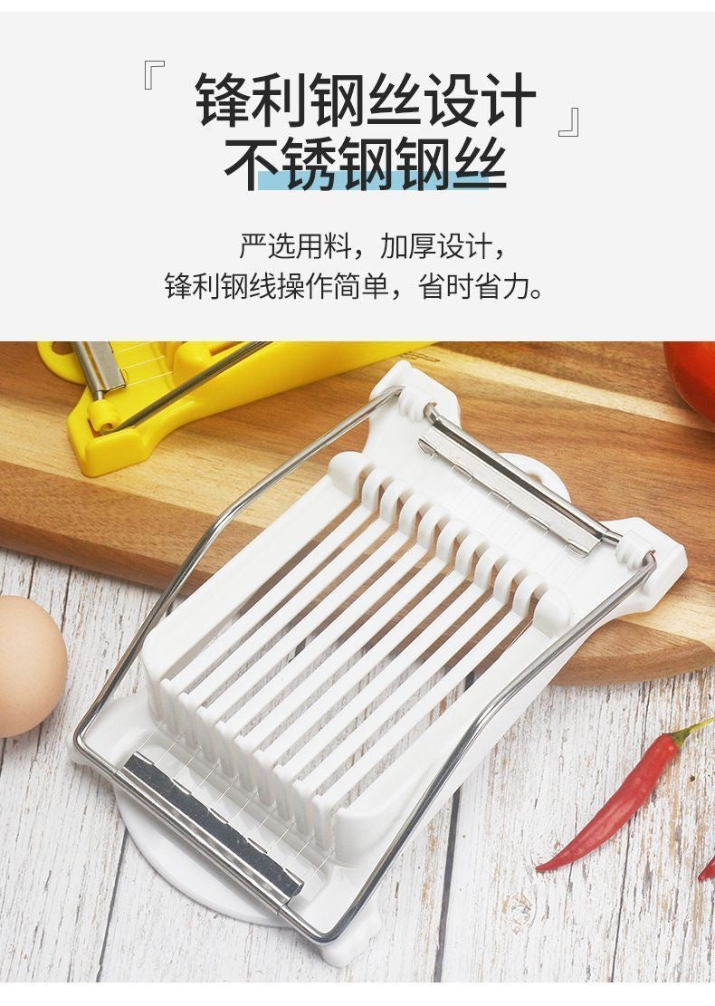 Potato Slicer Luncheon Meat Slicer Ham Slice Household Fruit Vegetable Cutter Kitchen Plastic Egg Cutter
