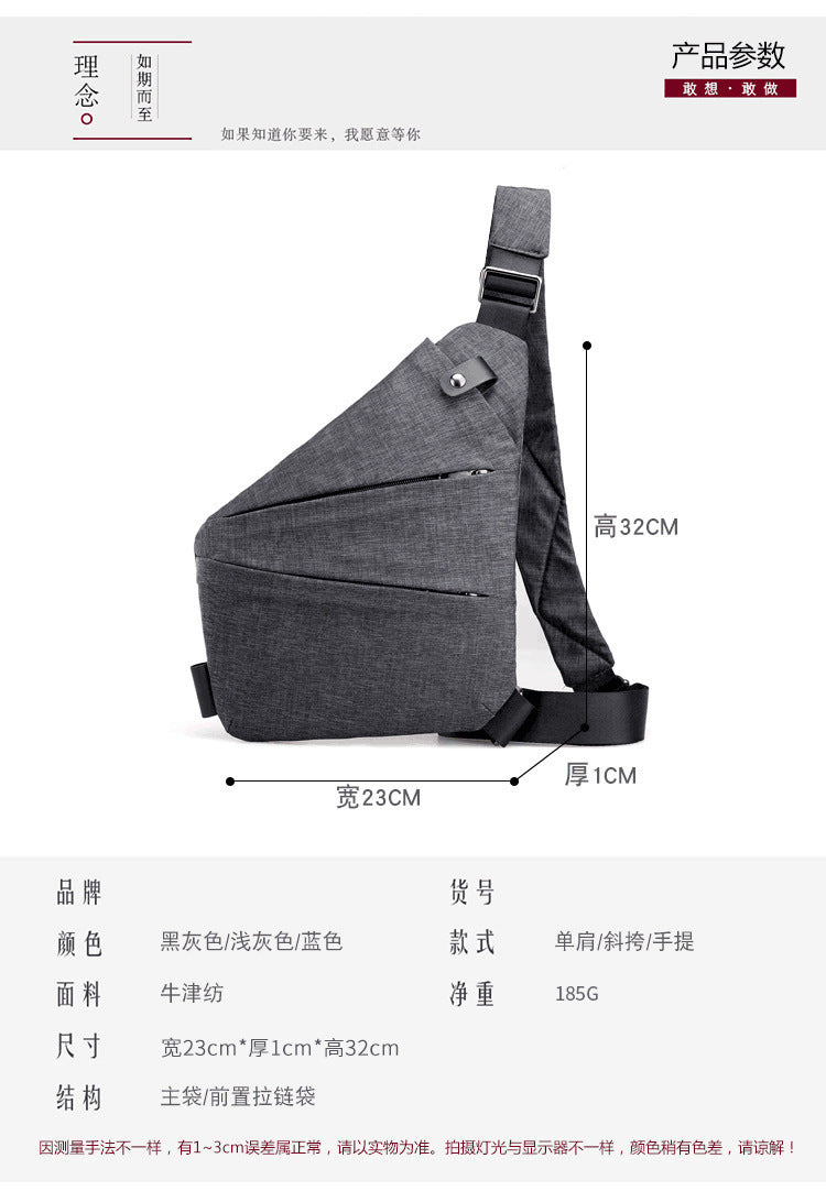 Bolso Cruzado de Nylon — Ligero, Moderno y Unisex - QueensalesOF