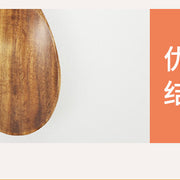 Teak Wood Six-Piece Set, Solid Wood, Environmentally Friendly, Does Not Damage Pots, Good Heat Insulation, Kitchen Functional Spoon and Spatula Set - QueensalesOF