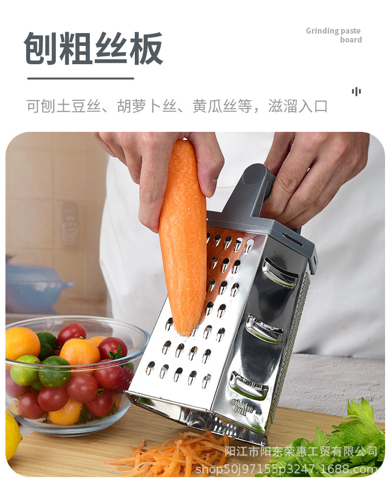 Kitchen Multifunctional Six-sided Melon Planer Household Vegetable Cutter Cheese Potato Planer