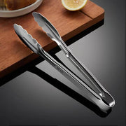 304 Stainless Steel Tongs Commercial Kitchen Tongs Barbecue Steak Barbecue Tongs Anti-Scalding Bread Tongs - QueensalesOF