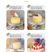 Aluminum Alloy cake turntable new baking tools DIY birthday cake turntable mold non-slip decorating table utensils - QueensalesOF