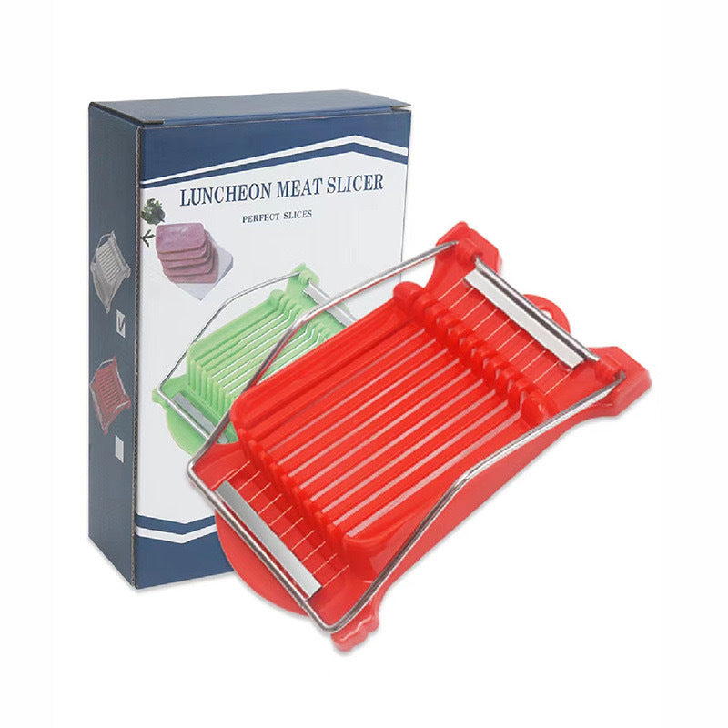 Potato Slicer Luncheon Meat Slicer Ham Slice Household Fruit Vegetable Cutter Kitchen Plastic Egg Cutter