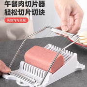 Potato Slicer Luncheon Meat Slicer Ham Slice Household Fruit Vegetable Cutter Kitchen Plastic Egg Cutter - QueensalesOF