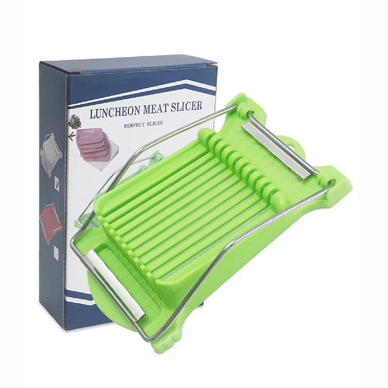 Potato Slicer Luncheon Meat Slicer Ham Slice Household Fruit Vegetable Cutter Kitchen Plastic Egg Cutter