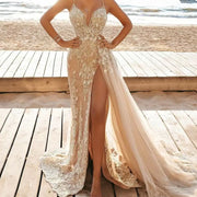 Vestido Maxi con Cutouts en Malla — Estilo Verano Sin Límites - QueensalesOF