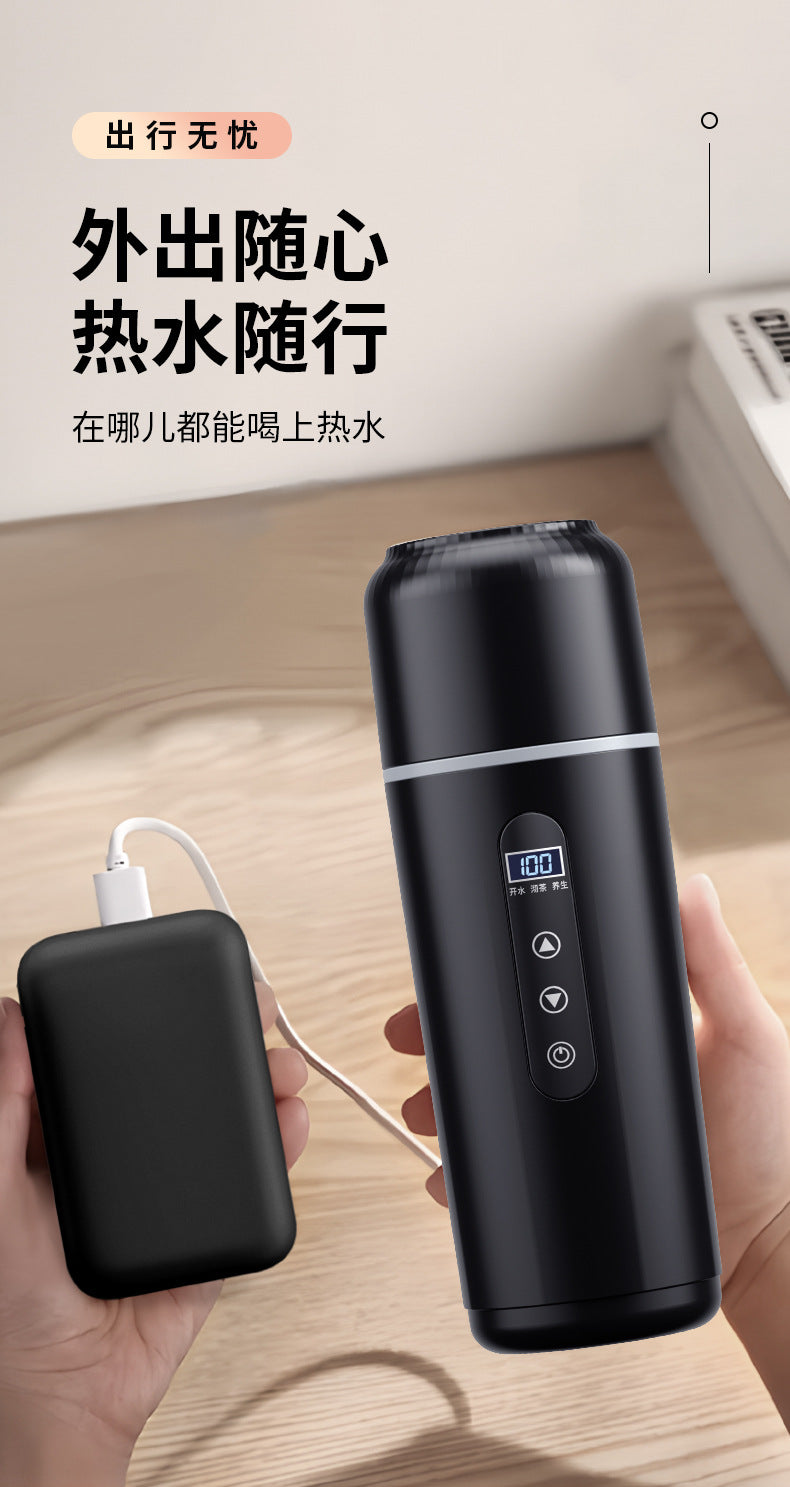 Car heating water cup 2024 new 12v24v universal usb insulation integrated size truck heating water cup - QueensalesOF