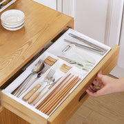 Household Partition Organizer Kitchen Storage Tray Detachable Tray Kitchen Drawer Retractable Storage Box - QueensalesOF