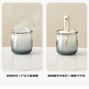 Retractable Seasoning Box Glass Kitchen Seasoning Jar Spoon Lid Integrated Monosodium Glutamate Seasoning Jar Household Salt Jar Seasoning Bottle suit - QueensalesOF