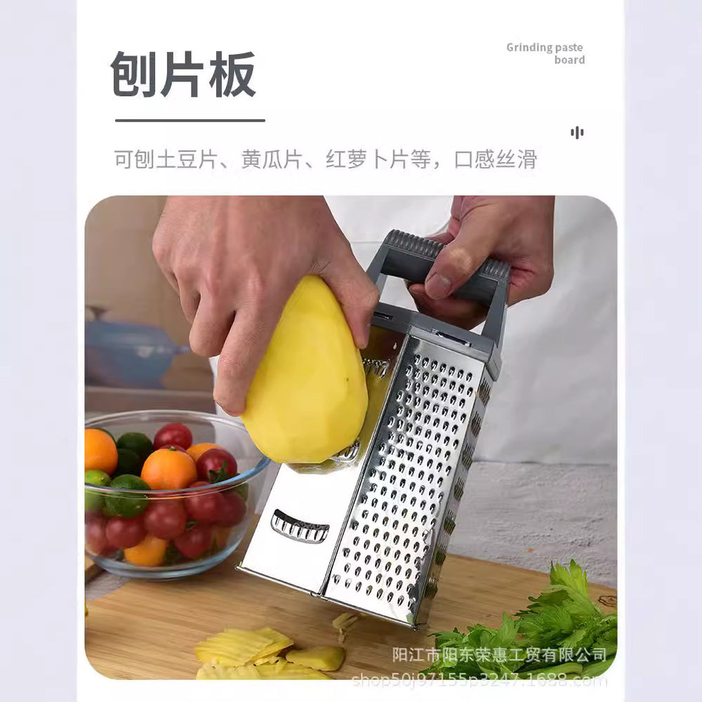 Kitchen Multifunctional Six-sided Melon Planer Household Vegetable Cutter Cheese Potato Planer - QueensalesOF