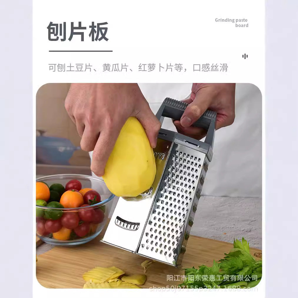 Kitchen Multifunctional Six-sided Melon Planer Household Vegetable Cutter Cheese Potato Planer