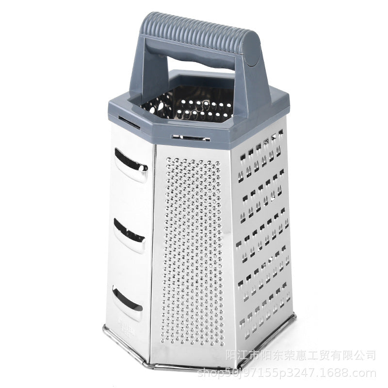 Kitchen Multifunctional Six-sided Melon Planer Household Vegetable Cutter Cheese Potato Planer