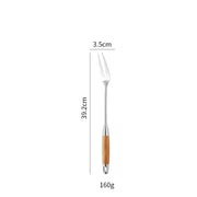Cross-Border Kitchenware 316 Stainless Steel Spatula for Cooking Household Soup Spoon Rosewood Handle Spatula Kitchen Utensils Frying Spoon - QueensalesOF