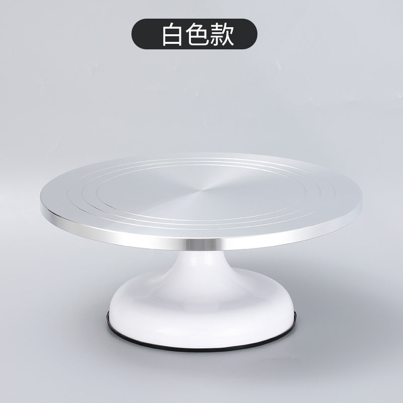 Aluminum Alloy cake turntable new baking tools DIY birthday cake turntable mold non-slip decorating table utensils