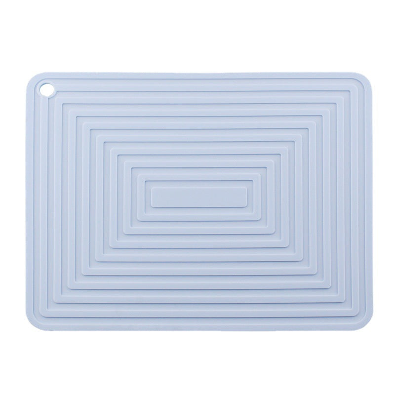 Large 29cm Silicone Pot Mat Square Thickeneded Insulation Mat Anti-Slip Corrugated Kitchen Table Casserole Mat Anti-Heat