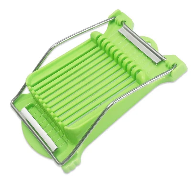 Potato Slicer Luncheon Meat Slicer Ham Slice Household Fruit Vegetable Cutter Kitchen Plastic Egg Cutter