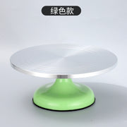 Aluminum Alloy cake turntable new baking tools DIY birthday cake turntable mold non-slip decorating table utensils - QueensalesOF