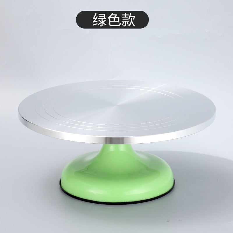 Aluminum Alloy cake turntable new baking tools DIY birthday cake turntable mold non-slip decorating table utensils