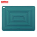 Large 29cm Silicone Pot Mat Square Thickeneded Insulation Mat Anti-Slip Corrugated Kitchen Table Casserole Mat Anti-Heat