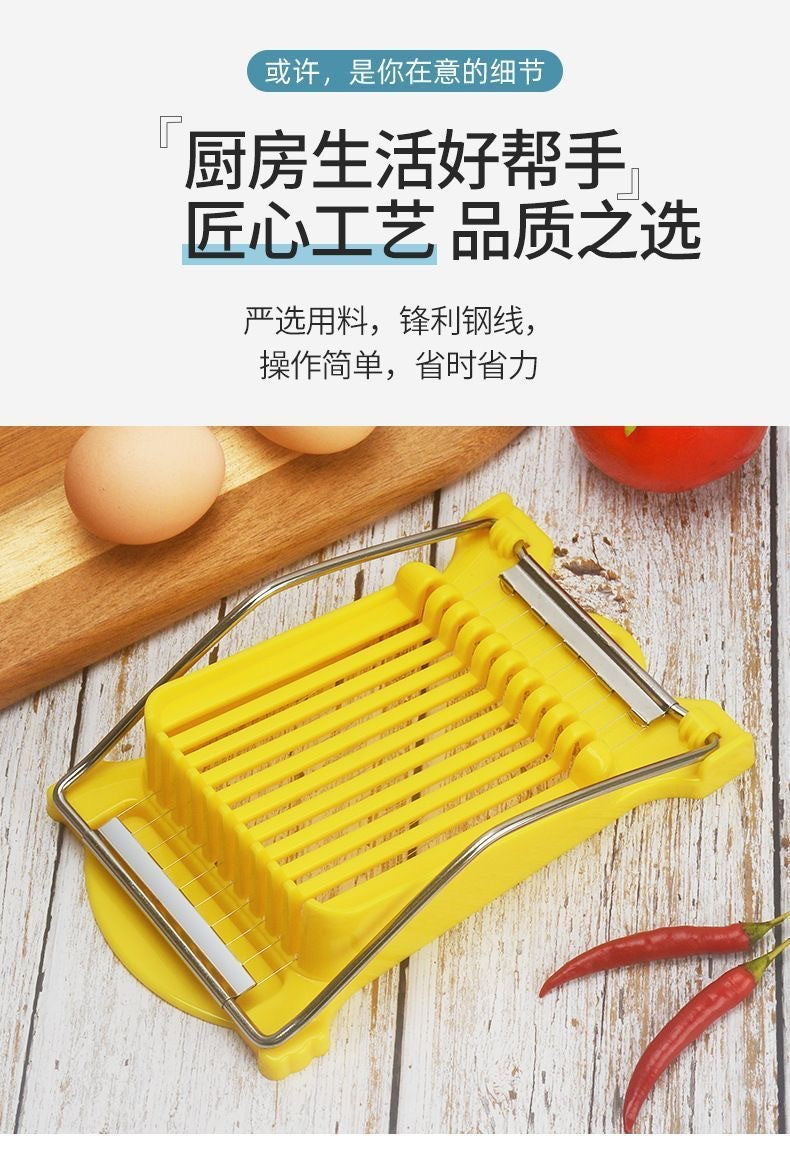 Potato Slicer Luncheon Meat Slicer Ham Slice Household Fruit Vegetable Cutter Kitchen Plastic Egg Cutter