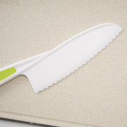 Children's Safety Food Knife Set 4-Piece Early Education Kitchen Plastic Knife Baking Bread Serrated Knife - QueensalesOF