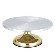 Aluminum Alloy cake turntable new baking tools DIY birthday cake turntable mold non-slip decorating table utensils - QueensalesOF