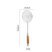 Cross-Border Kitchenware 316 Stainless Steel Spatula for Cooking Household Soup Spoon Rosewood Handle Spatula Kitchen Utensils Frying Spoon - QueensalesOF