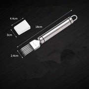 Stainless Steel Onion Cutter, Onion Knife, Shredder, Kitchen Tool, Shredding Knife, Multifunctional Kitchen Utensil with Hanging Hole, Grater - QueensalesOF