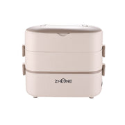 Heating lunch box can be inserted into the electric insulation electric cooking electric heating lunch box self-heating office workers office hot food artifact - QueensalesOF