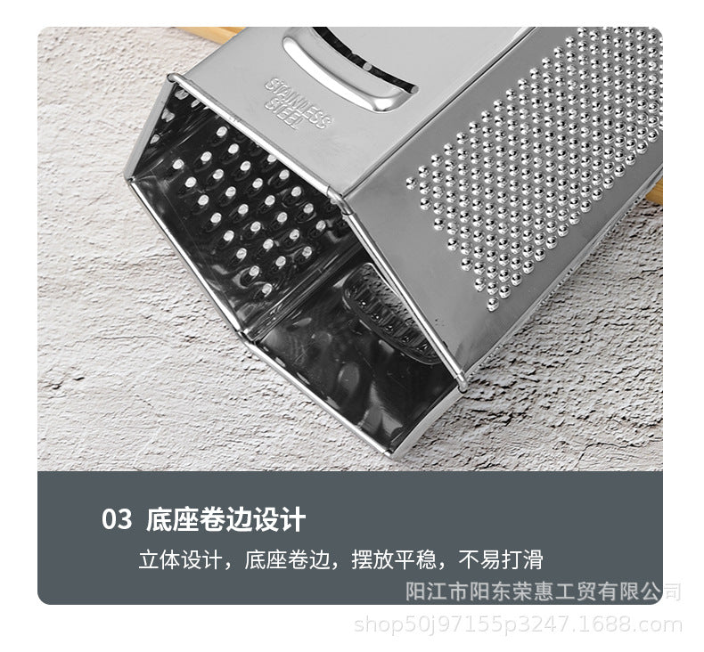 Kitchen Multifunctional Six-sided Melon Planer Household Vegetable Cutter Cheese Potato Planer