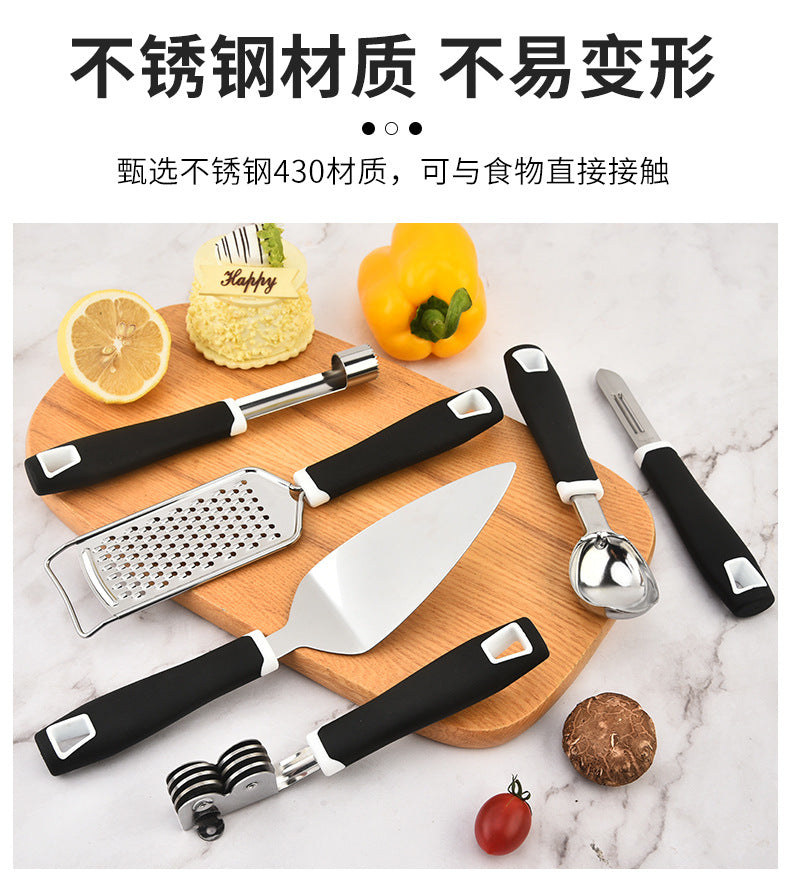 Cheese Grater Pizza Cutter Amazon Kitchen Gadget Knife Sharpener Ice Cream Spoon Multi-Functional Homemade - QueensalesOF