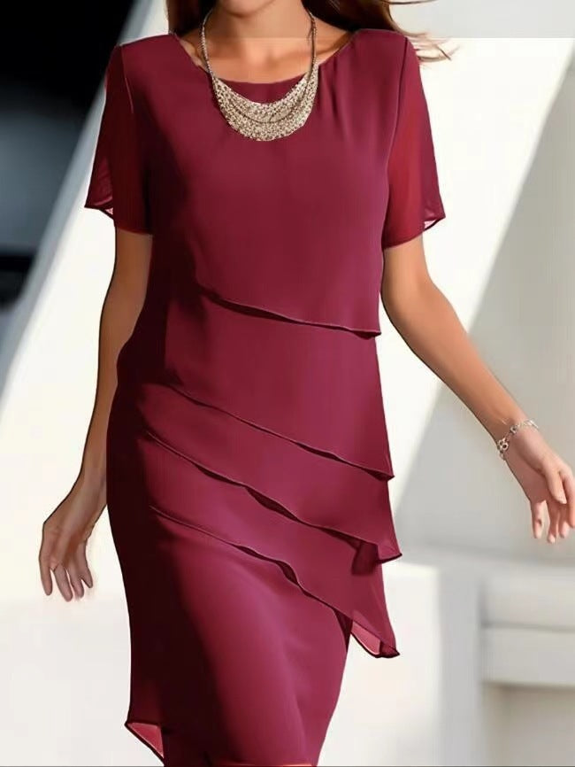Vestido con Brillos y Volantes — Casual con Personalidad - QueensalesOF