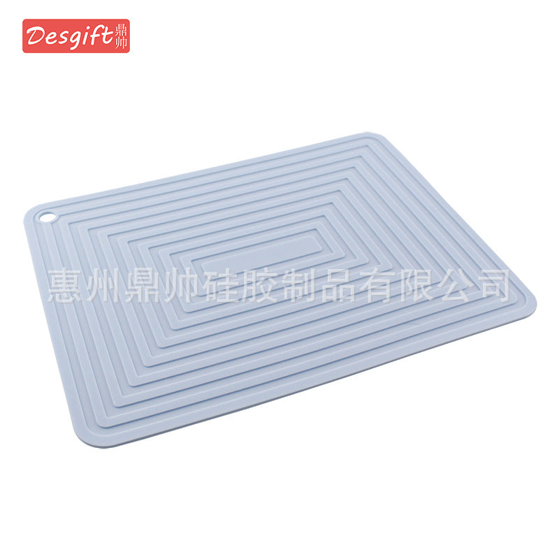 Large 29cm Silicone Pot Mat Square Thickeneded Insulation Mat Anti-Slip Corrugated Kitchen Table Casserole Mat Anti-Heat