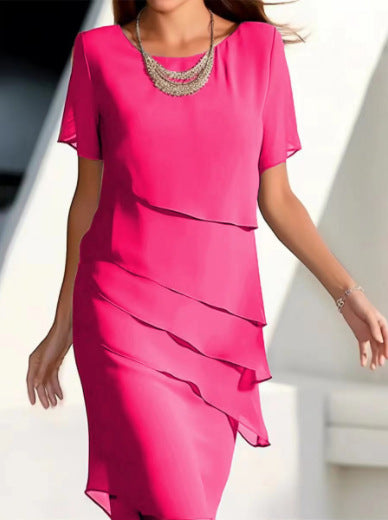 Vestido con Brillos y Volantes — Casual con Personalidad - QueensalesOF
