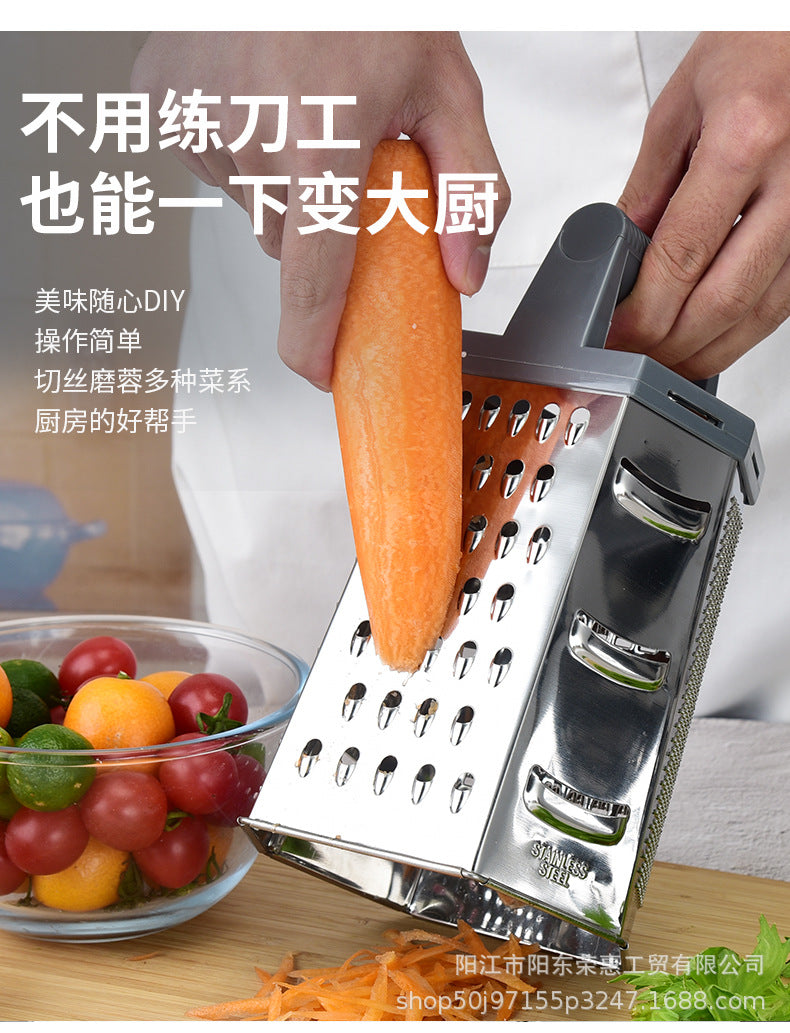 Kitchen Multifunctional Six-sided Melon Planer Household Vegetable Cutter Cheese Potato Planer