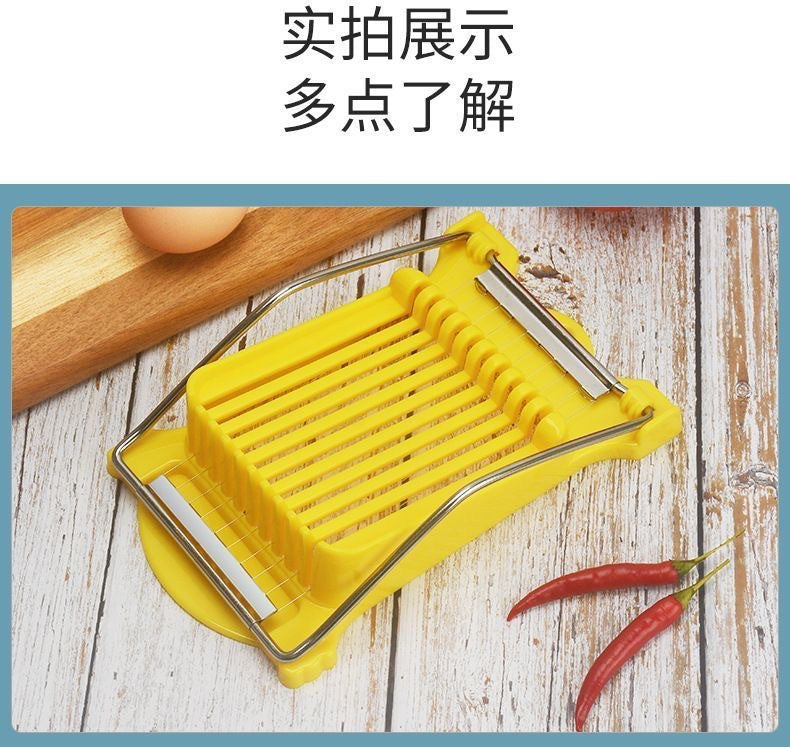 Potato Slicer Luncheon Meat Slicer Ham Slice Household Fruit Vegetable Cutter Kitchen Plastic Egg Cutter